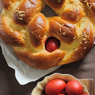 Tsoureki Greek Easter Bread