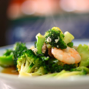 Prawns with Broccoli