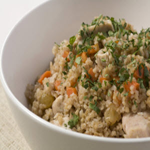 Lemon Chicken with Bulgur