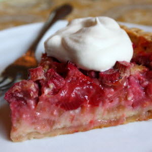 Rhubarb Custard Pie ala Patti